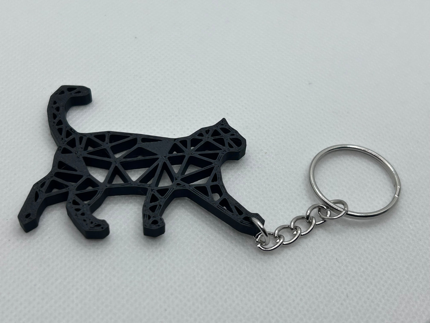 Porte-clés - Modèle Chat Géométrique