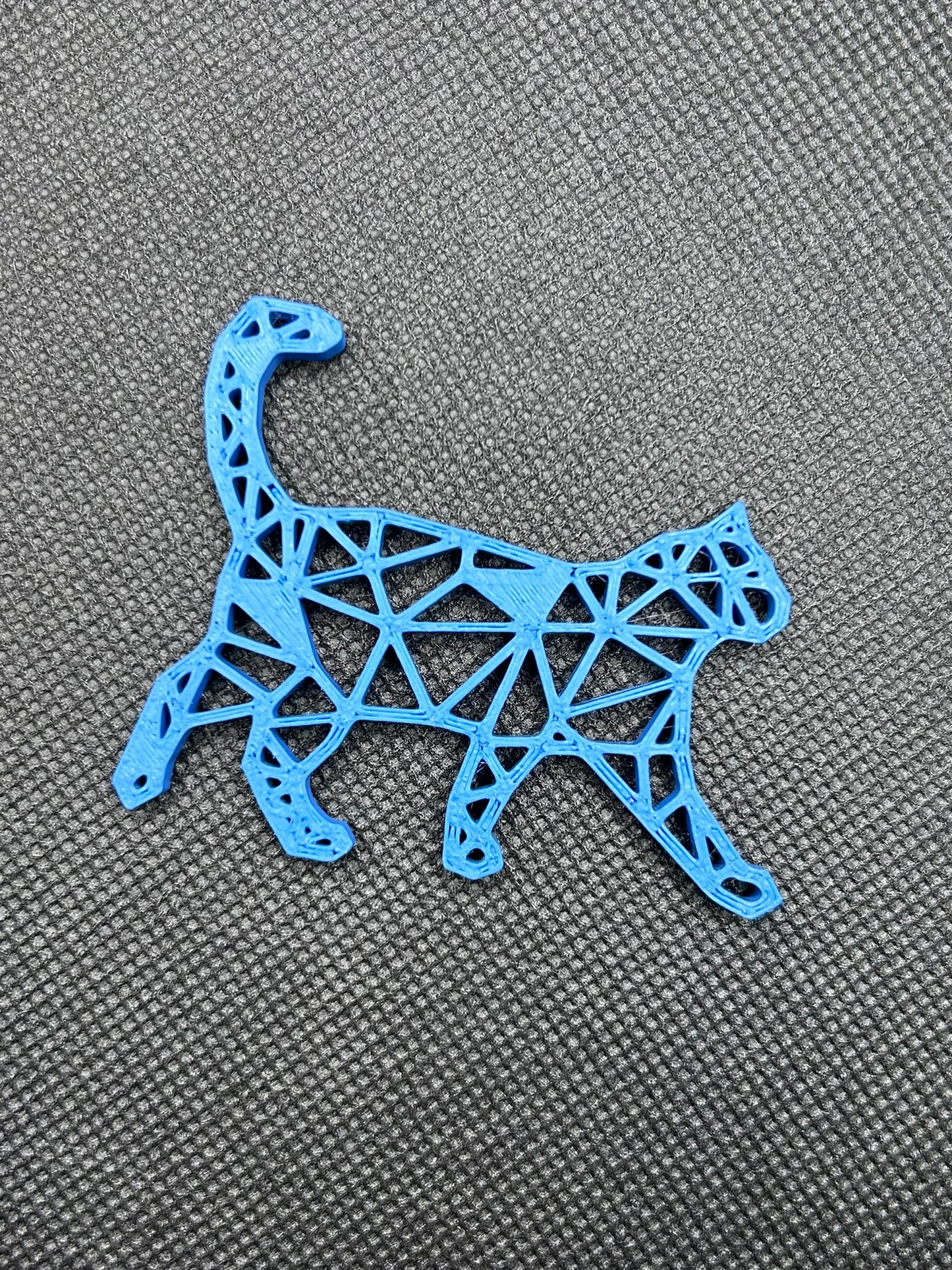 Porte-clés - Modèle Chat Géométrique