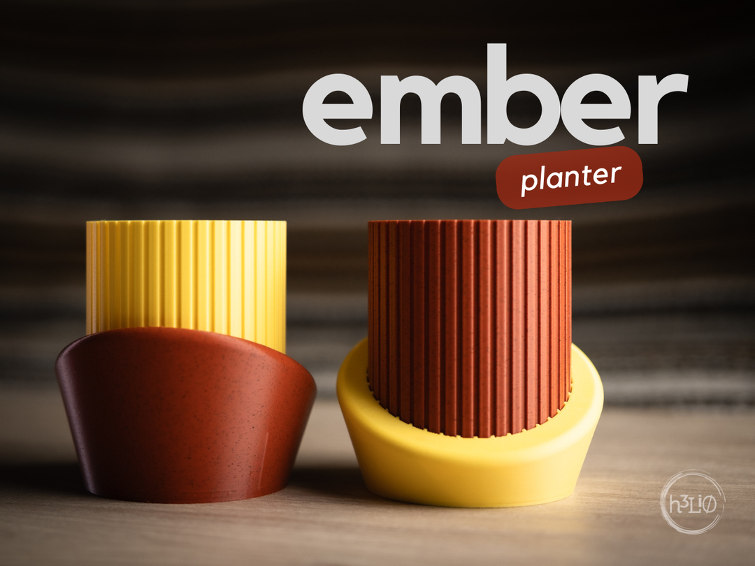 Ember — Pot décoratif — visuel du créateur — designed by h3li0