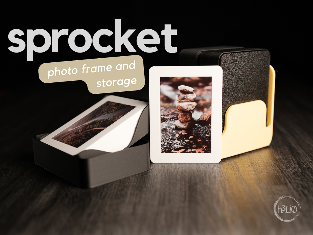 Sprocket — Cadre photo — visuel du créateur — designed by h3li0