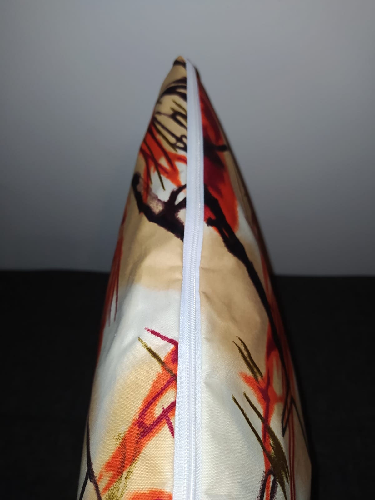 Housse de coussin wax n°97 - Style Amibaz rouge