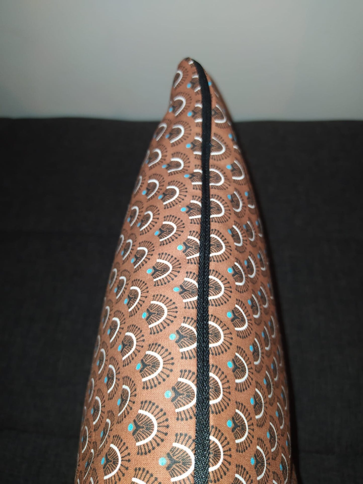 Housse de coussin - Motifs marron