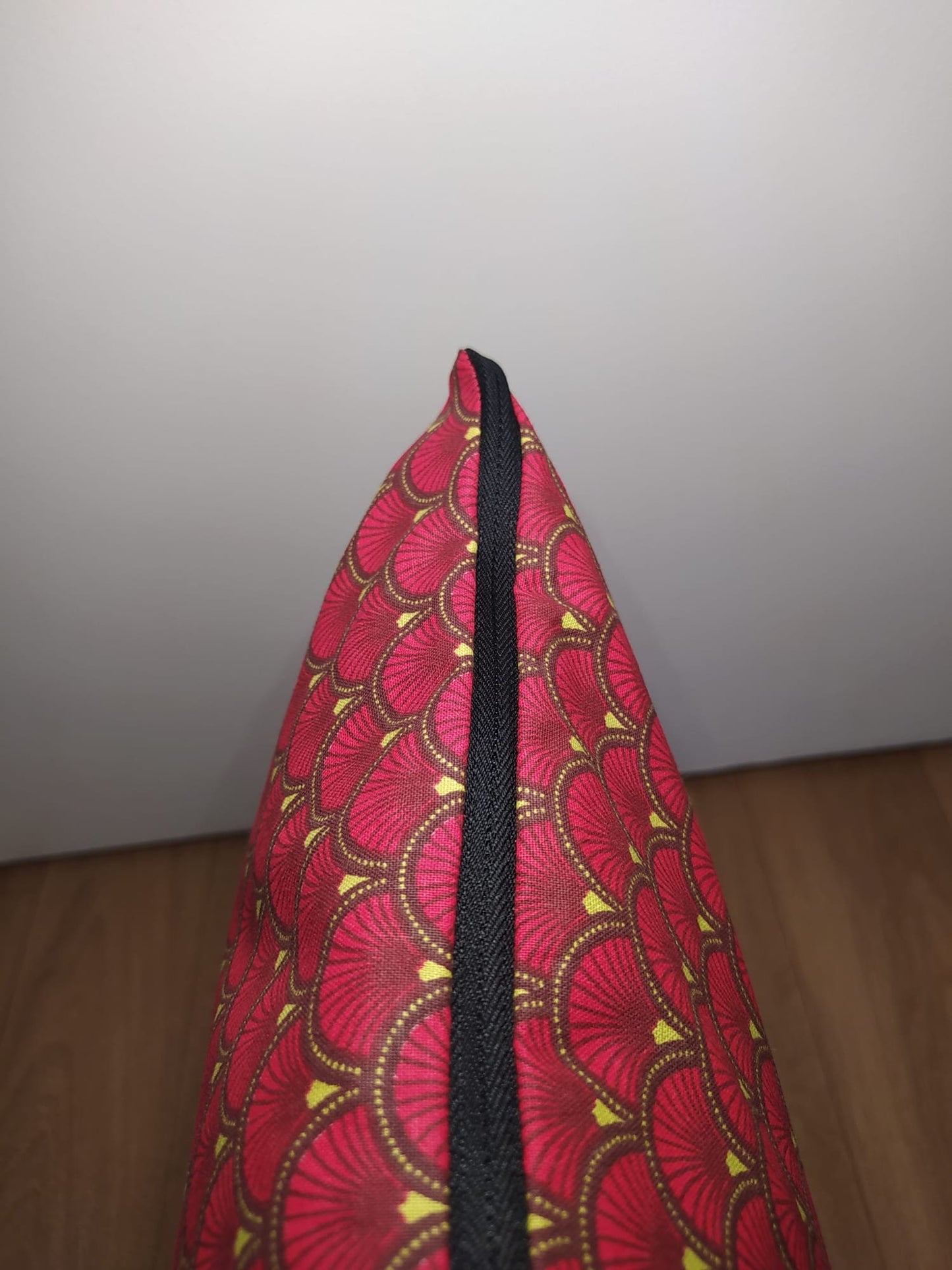 Housse de coussin - Eventails Rouge