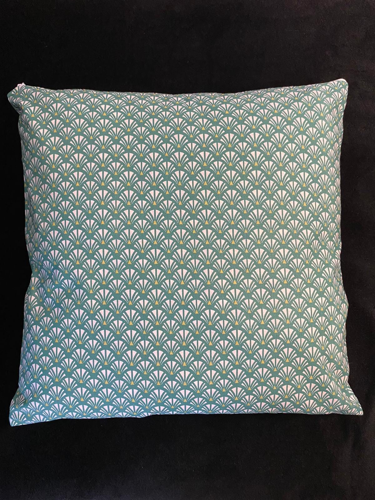 Cushion cover - Doucet green white