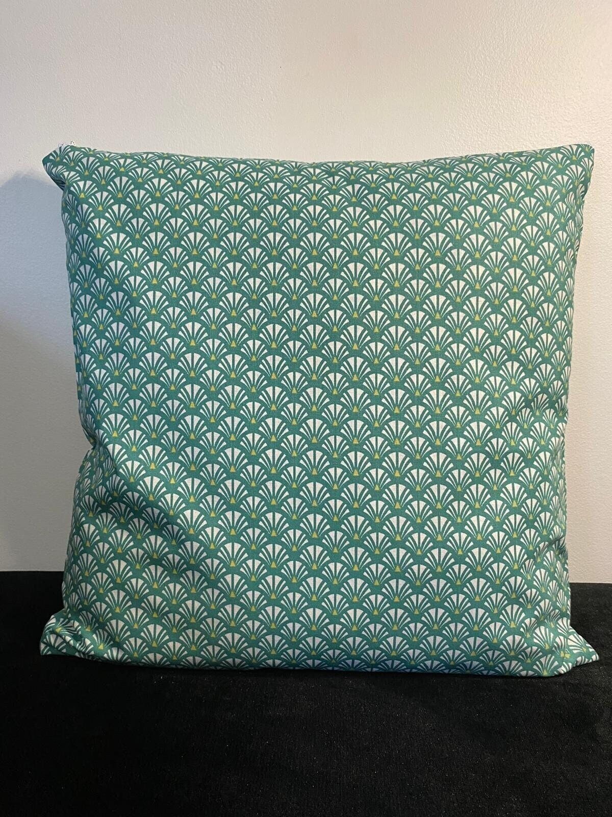 Cushion cover - Doucet green white