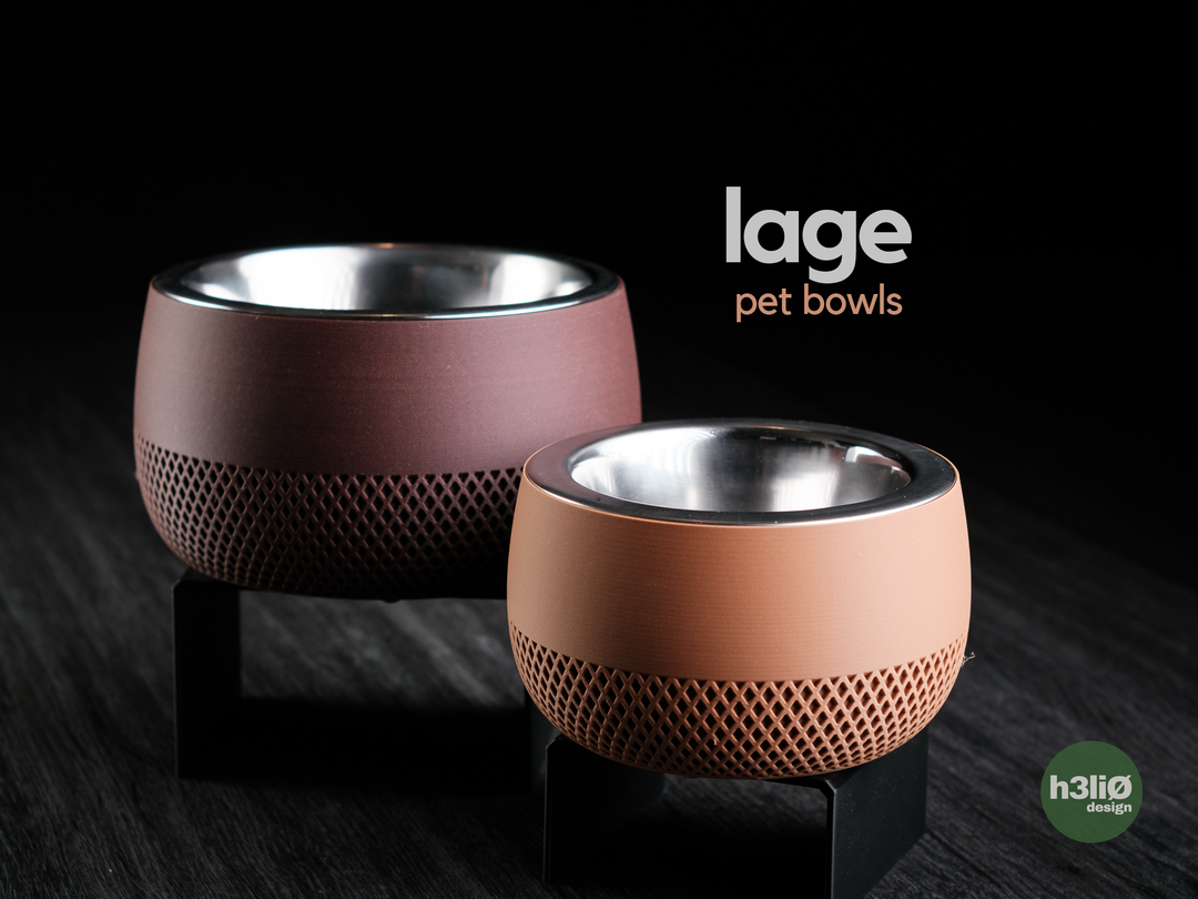 Lage — Support pour gamelle — photographie du créateur — designed by h3li0