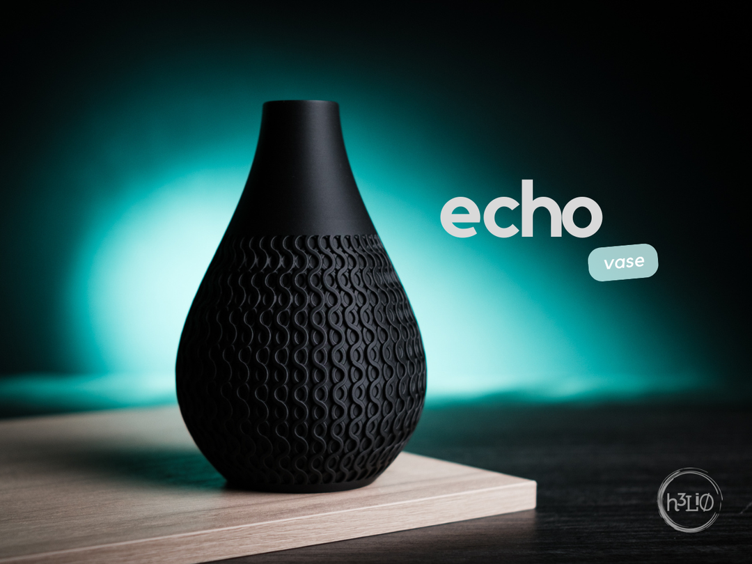 Echo — Vase décoratif — photographie du créateur — designed by h3li0