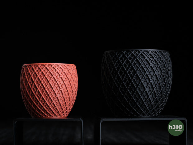 Spectrum — Pot à soucoupe vissée — photographie du créateur — designed by h3li0
