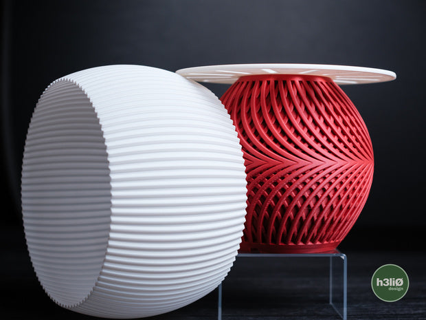Drift — Pièces imprimées pour luminaire — photographie du créateur — designed by h3li0