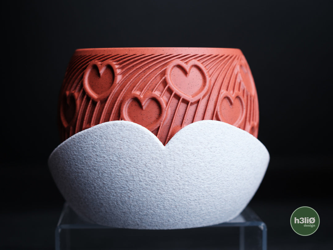 Cuore — Pot décoratif — photographie du créateur — designed by h3li0