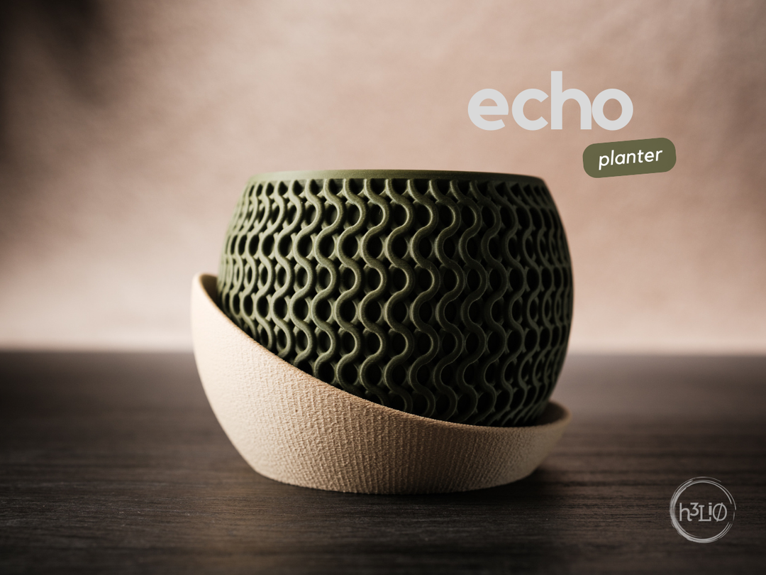 Echo — Pot décoratif — photographie du créateur — designed by h3li0