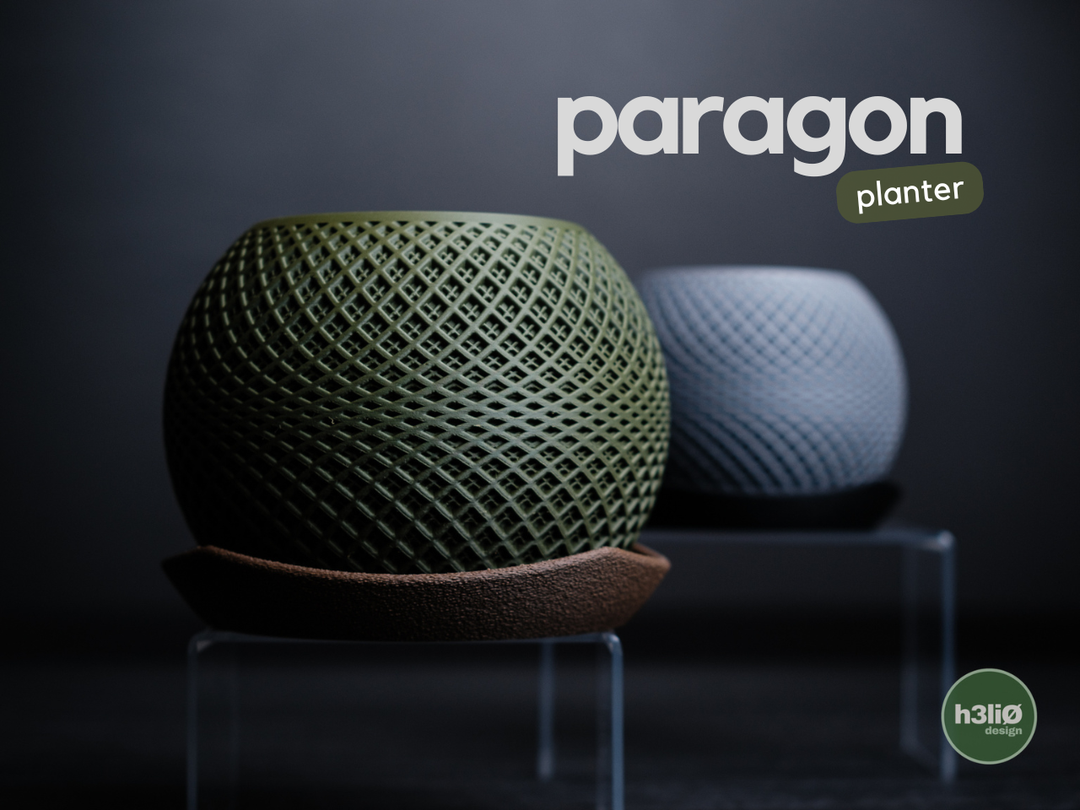 Paragon — Pot à soucoupe — photographie du créateur — designed by h3li0