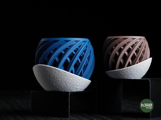Inova — Pot à soucoupe enveloppante — photographie du créateur — designed by h3li0
