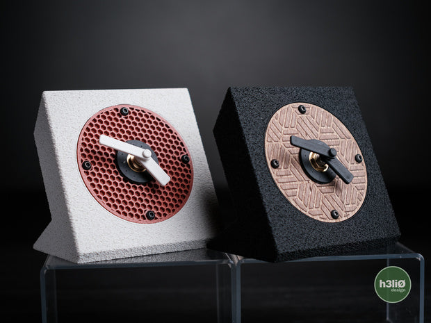 Vexel — Pièces imprimées pour horloge de bureau — photographie du créateur — designed by h3li0