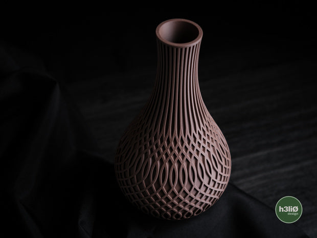 Inflect — Vase décoratif — photographie du créateur — designed by h3li0