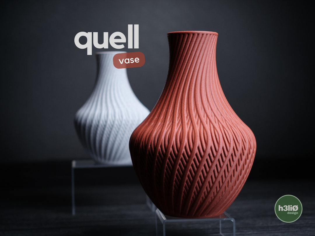 Quell — Vase décoratif — photographie du créateur — designed by h3li0