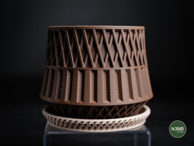 Axon — Pot à soucoupe — photographie du créateur — designed by h3li0