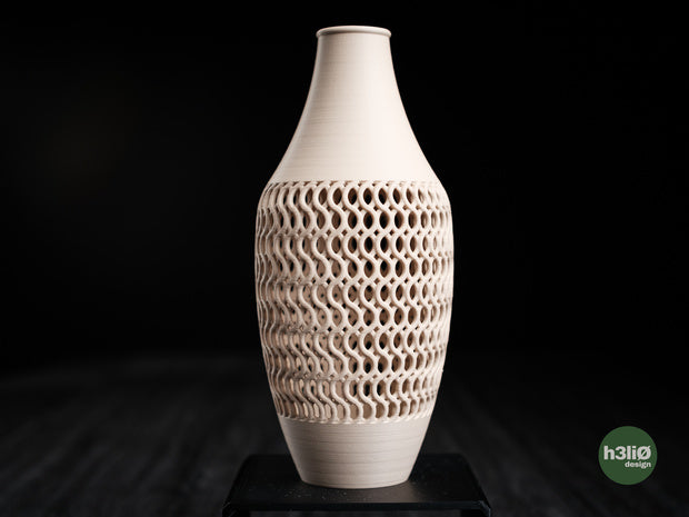 Mafra — Vase décoratif ajouré — photographie du créateur — designed by h3li0