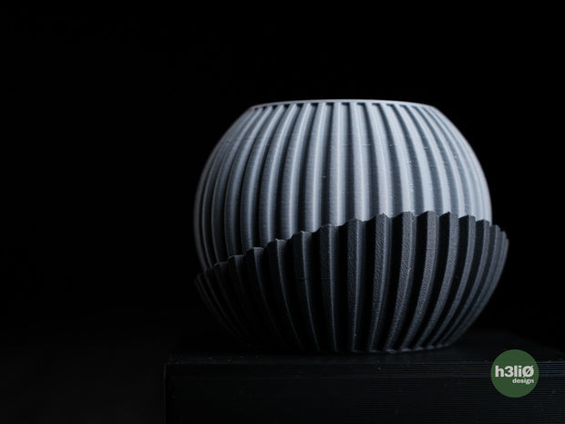 Zenith — Pot avec soucoupe enveloppante — photographie du créateur — designed by h3li0