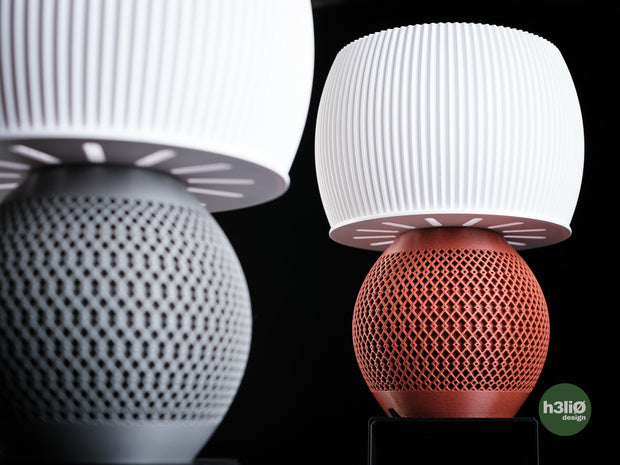 Gradiz — Pièces imprimées pour luminaire de table — photographie du créateur — designed by h3li0