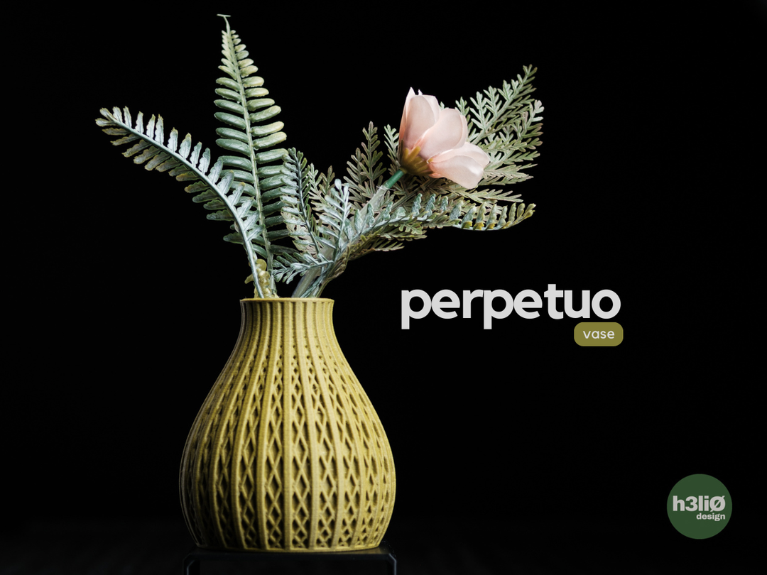 Perpetuo — Vase décoratif — photographie du créateur — designed by h3li0