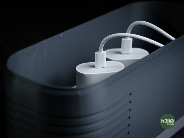 Elemnt — Boîte de rangement pour câbles — photographie du créateur — designed by h3li0