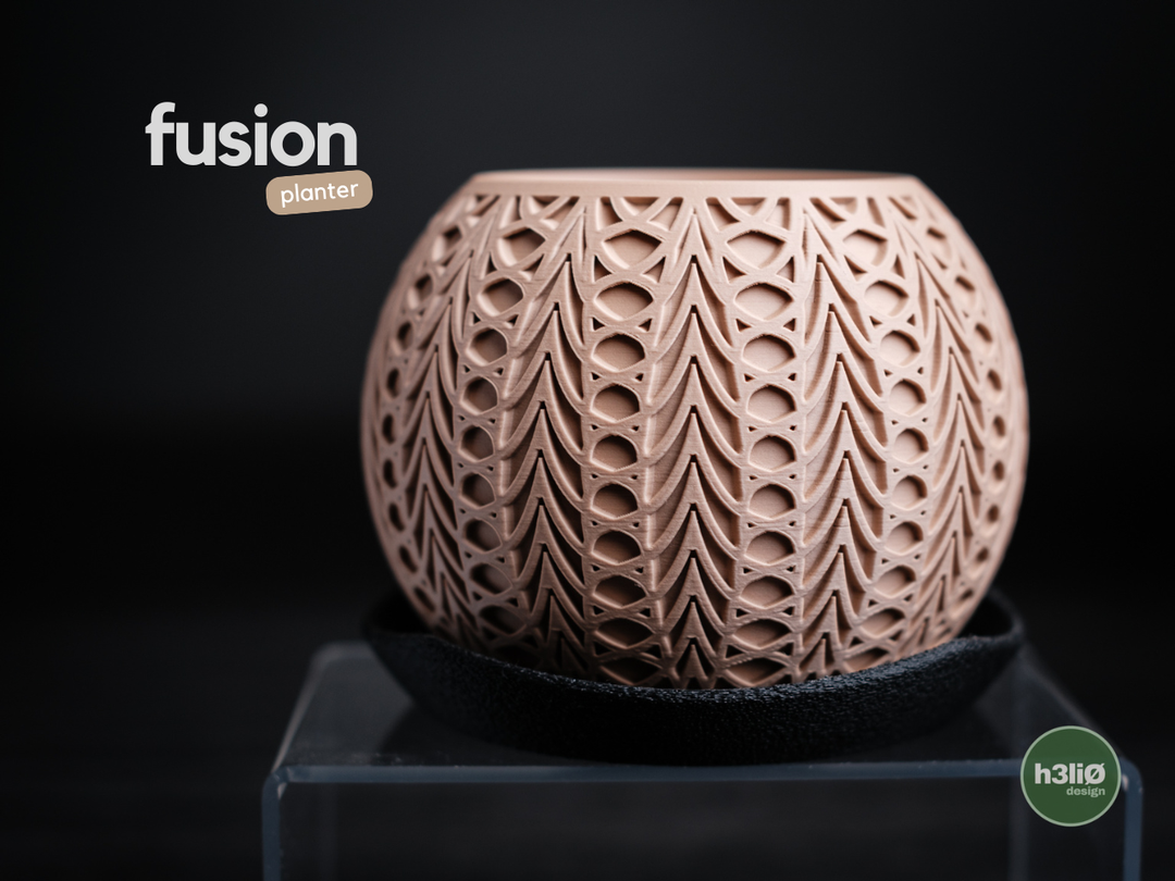 Fusion — Pot à soucoupe — photographie du créateur — designed by h3li0