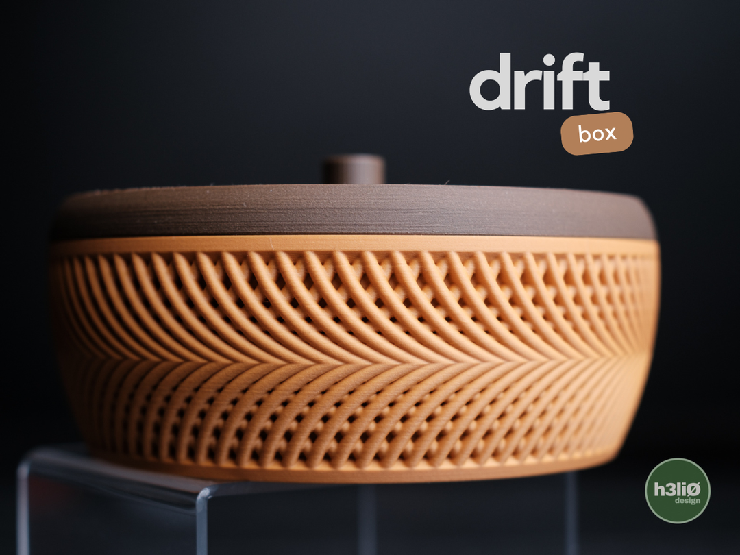 Drift — Boîte à motifs — photographie du créateur — designed by h3li0