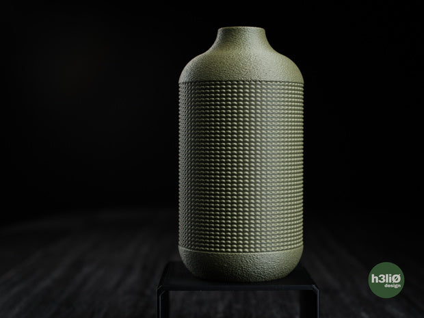 Faro — Vase décoratif texturé — photographie du créateur — designed by h3li0