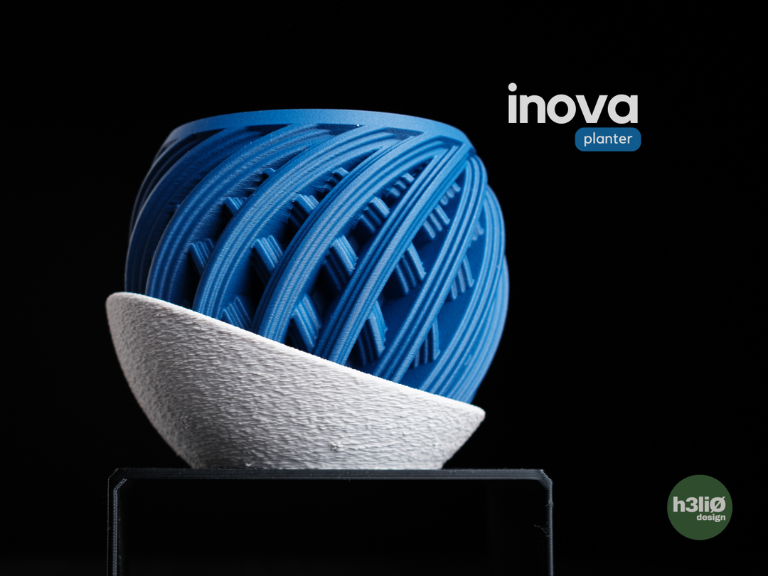 Inova — Pot à soucoupe enveloppante — photographie du créateur — designed by h3li0