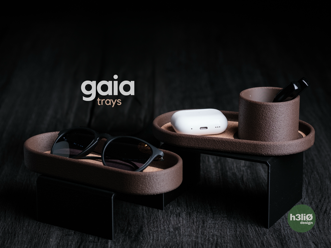 Gaia — Plateau de rangement imprimé — photographie du créateur — designed by h3li0