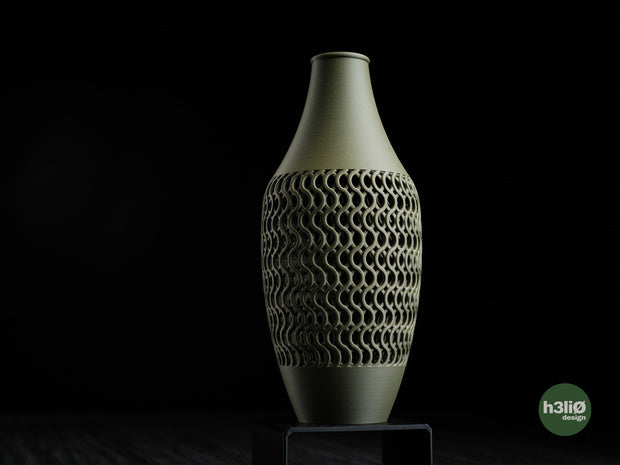 Mafra — Vase décoratif ajouré — photographie du créateur — designed by h3li0