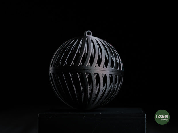 Ornaments Noël 2025 — Boule décorative — photographie du créateur — designed by h3li0