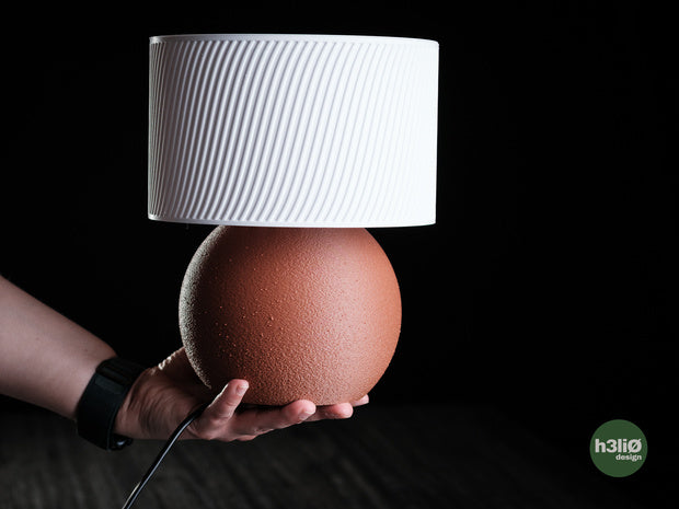 Sines — Pièces imprimées pour luminaire de bureau — photographie du créateur — designed by h3li0