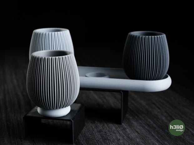 Baleal — Pot avec soucoupe vissée — photographie du créateur — designed by h3li0