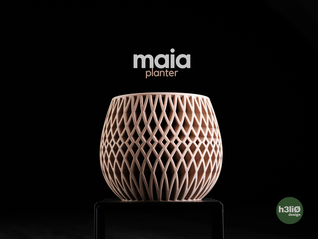 Maia — Pot en treillis avec insert — photographie du créateur — designed by h3li0