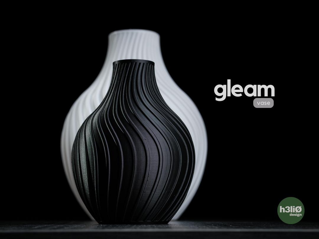 Gleam — Vase décoratif — photographie du créateur — designed by h3li0