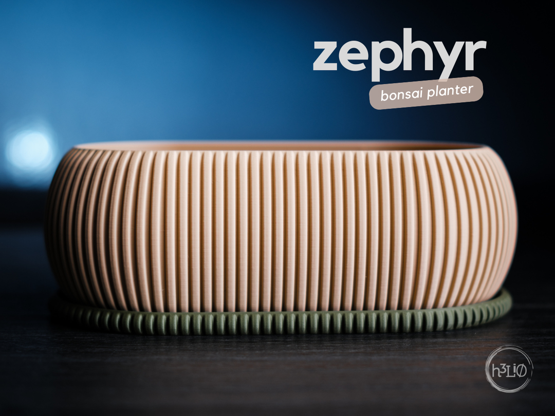 Zephyr — Pot pour bonsaï — photographie du créateur — designed by h3li0