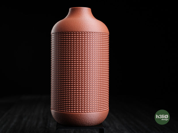 Faro — Vase décoratif texturé — photographie du créateur — designed by h3li0