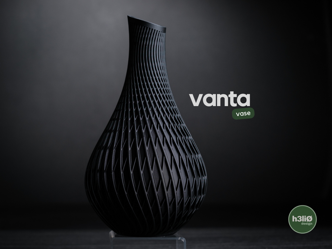 Vanta — Vase décoratif — photographie du créateur — designed by h3li0