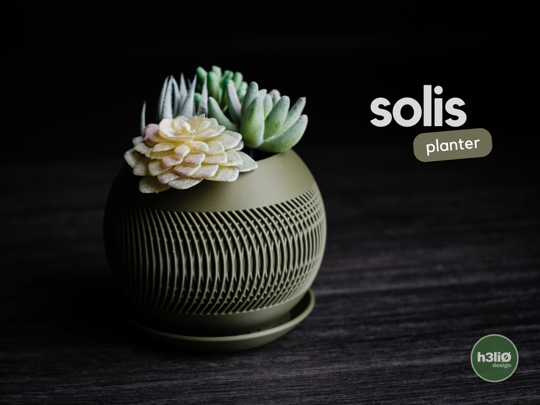 Solis — Pot décoratif — photographie du créateur — designed by h3li0