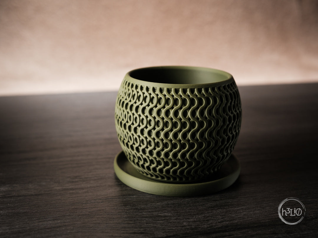 Echo — Pot décoratif — photographie du créateur — designed by h3li0