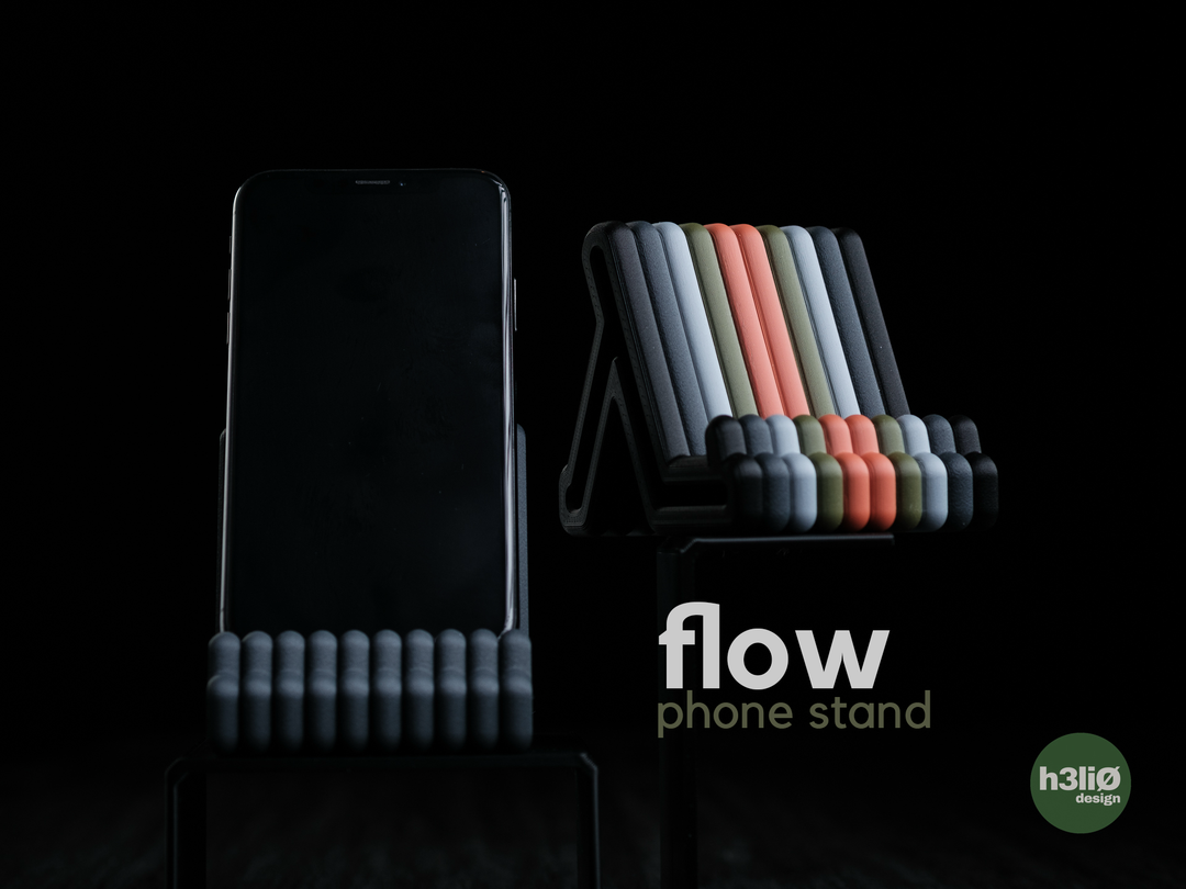 Flow — Support de téléphone — photographie du créateur — designed by h3li0