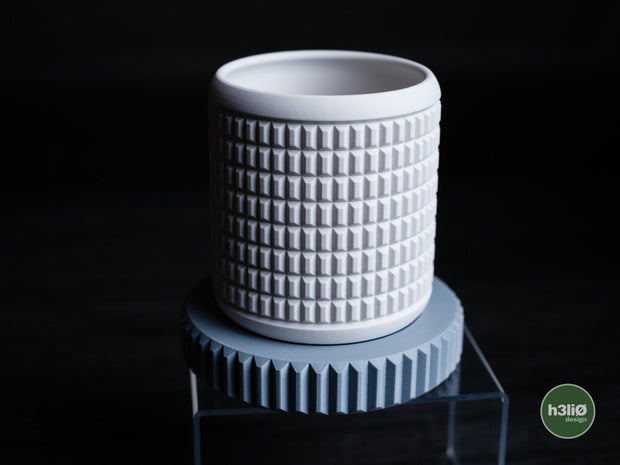 Quartz — Pot à soucoupe — photographie du créateur — designed by h3li0