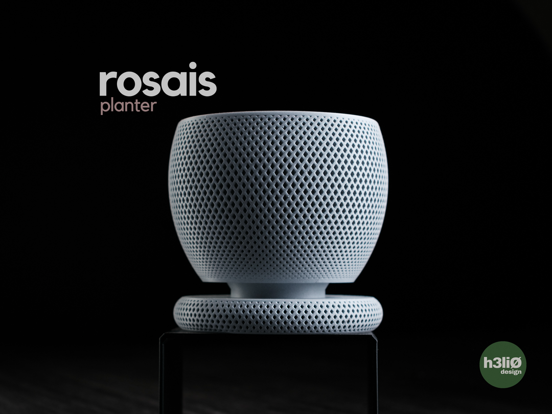 Rosais — Pot avec soucoupe vissée — photographie du créateur — designed by h3li0