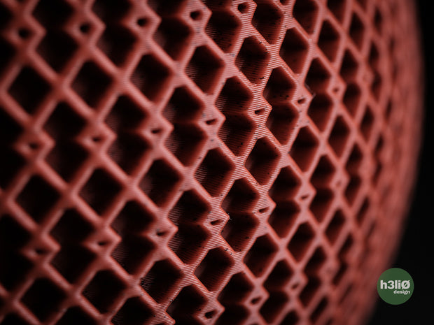 Gradiz — Pièces imprimées pour luminaire de table — photographie du créateur — designed by h3li0