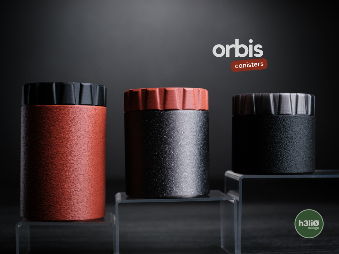 Orbis — Boîte à couvercle vissé — photographie du créateur — designed by h3li0