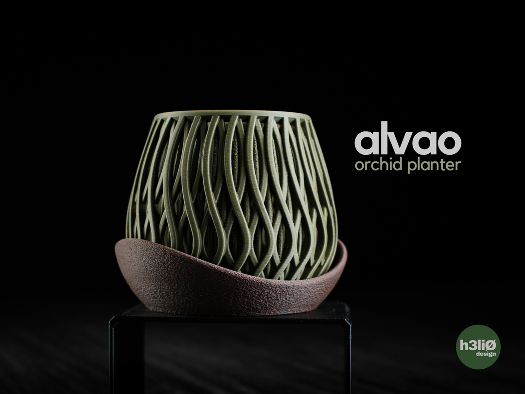 Alvao — Pot aéré pour orchidée — photographie du créateur — designed by h3li0