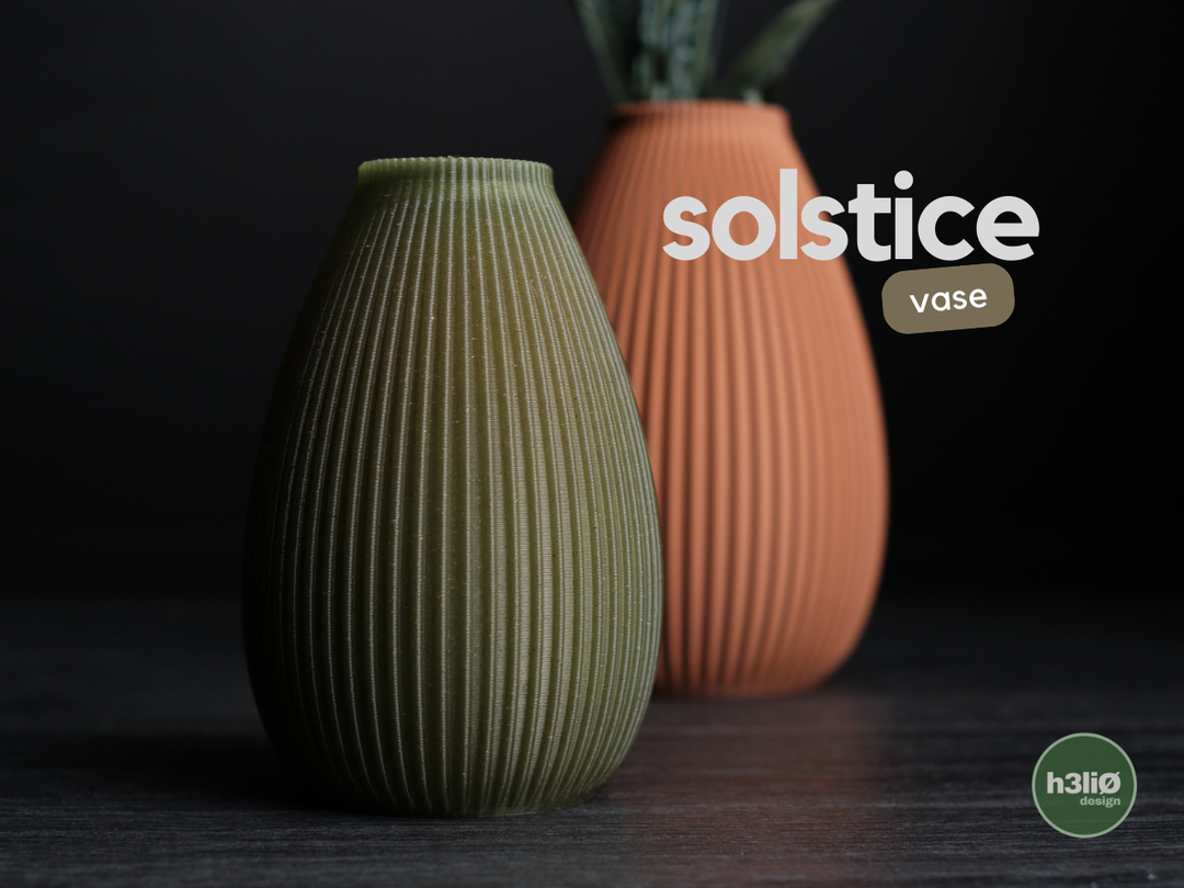 Solstice — Vase décoratif — photographie du créateur — designed by h3li0