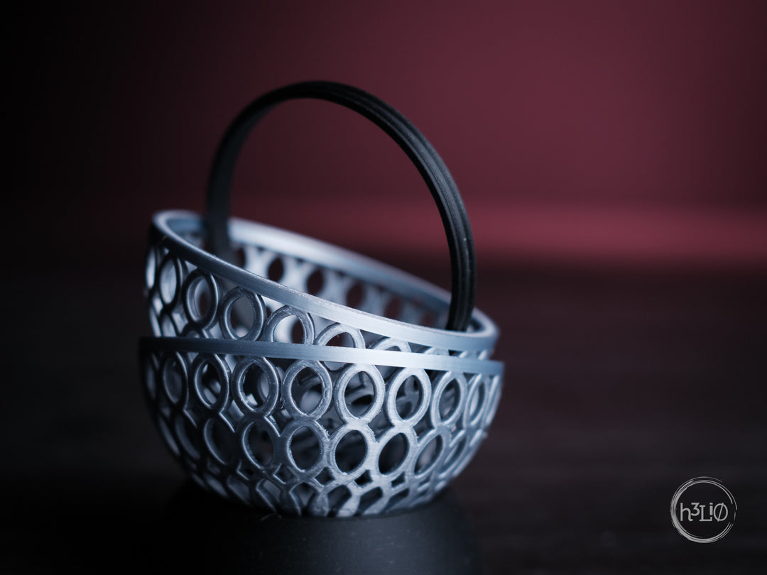Christmas Ornament — Ornement sphérique — photographie du créateur — designed by h3li0